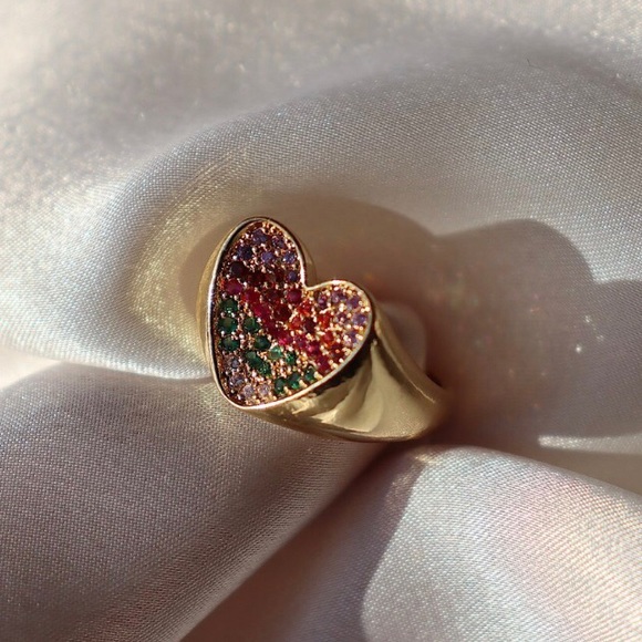 set of 3 gold rings - Picture 2 of 5